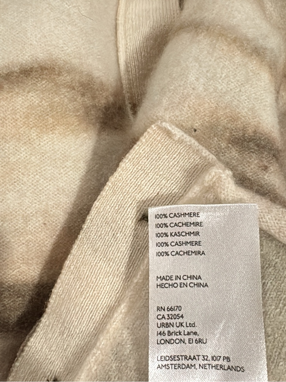 Pilcro Cream and Tan Striped Button-Up Cardigan - Picture 5 of 9